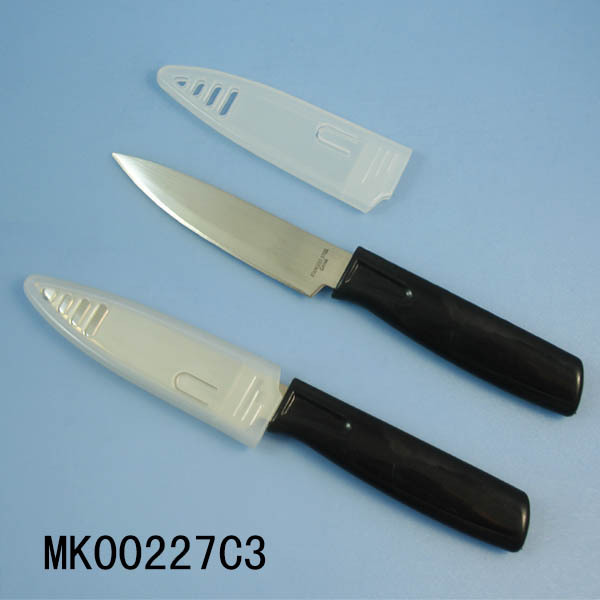 3.5in PLASTIC Handle SS FRUIT KNIFE