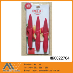 PARING KNIFE SET NON STICKER BLADE with PP Handle