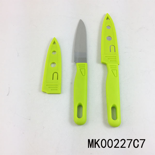 2PCS PARING KNIFE with SAFE COVER