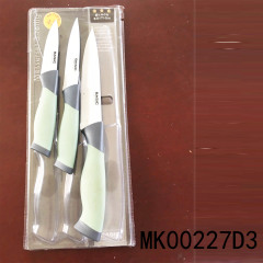 SETS OF 3PCS KNIFE with TPR Handle