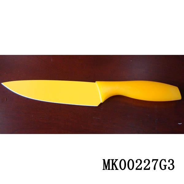 6" CHEF KNIFE TEFLON PAINTING 1.8MM style 2