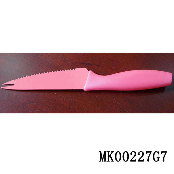 4in CHEESE KNIFE TEFLON PAINTING 1.5MM