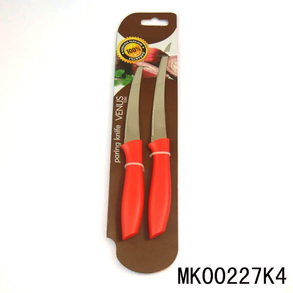 2PCS PLASTIC Handle PARING KNIFE TC style 2