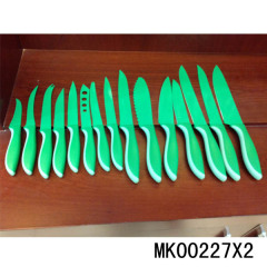 15PCS KITCHEN KNIFE SET NON STICK COATING