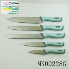 SETS OF 5PCS STAINLESS STEEL KNIFE with KNIFE COVER