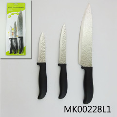 SETS OF 3PCS KITCHEN KNIFE with PP Handle