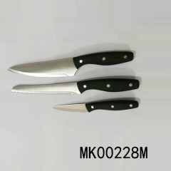 SETS OF 3PCS KITCHEN KNIVES IN BROWN BOX