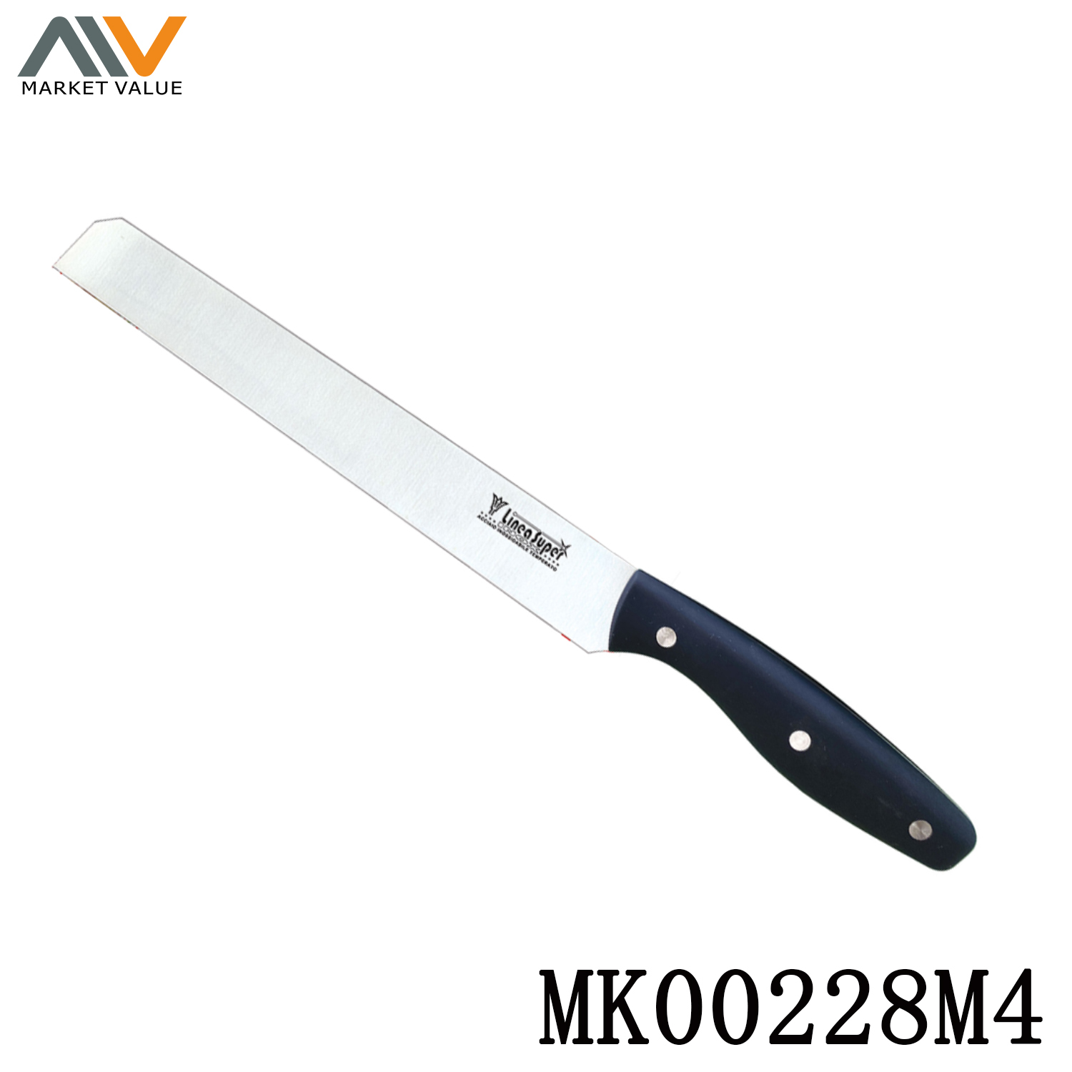 9" SS Salty Knife with ABS Handle PVC TUBE with CARD