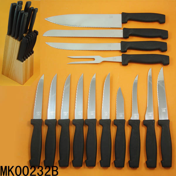15PCS KNIFE SET 2CR13 with PP