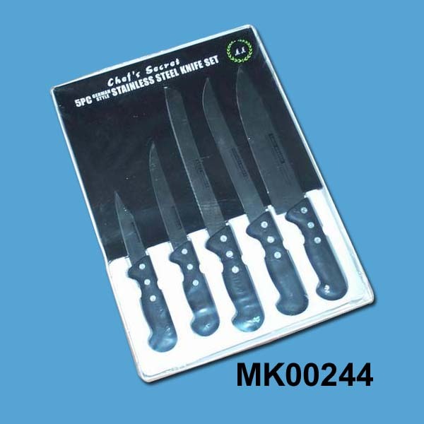 5PCS KNIFE SET in Window Box