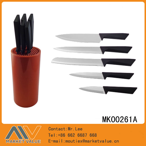 SETS OF 5PCS KNIVES with PP Handle in CB