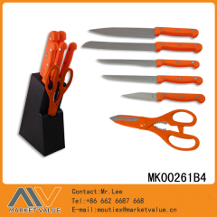 7PCS KNIFES with PLASTIC Stand CB style 2