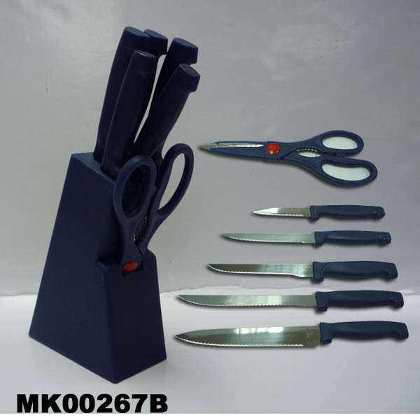 7PCS KNIFE SET with PP Stand HOLDER
