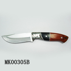 HUNTER KNIFE COLOUR WOODEN HandleOUT DOOR TOOLS