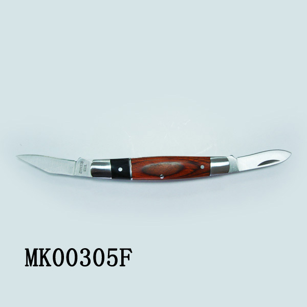 TRAVEL KNIFE WOODEN HandleOUT DOOR TOOLS style 2