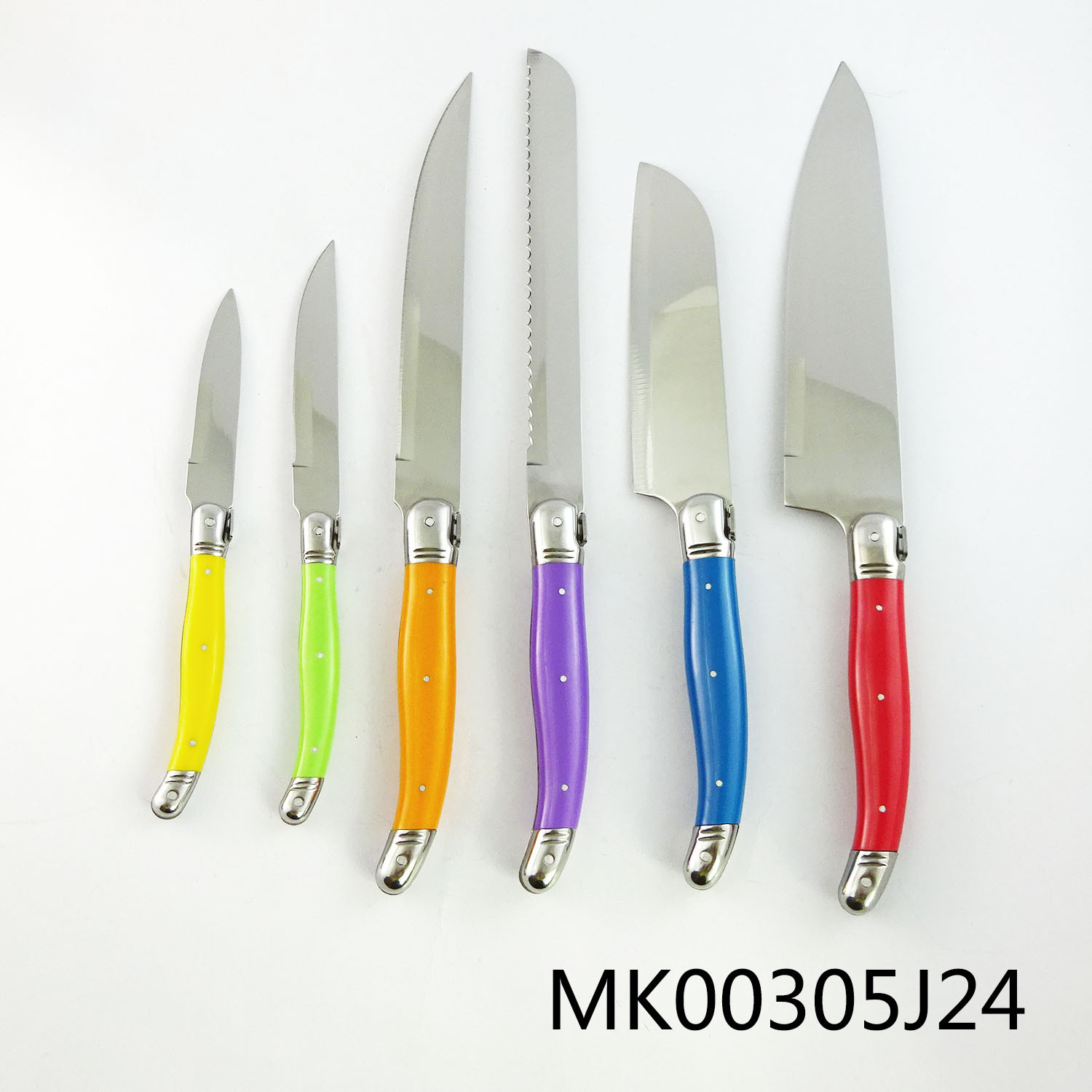 5PCS KNIFE SET FULL TANG BEE