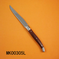 4.5in SS STEAK KNIFE with COLOUR WOODEN Handle style 2