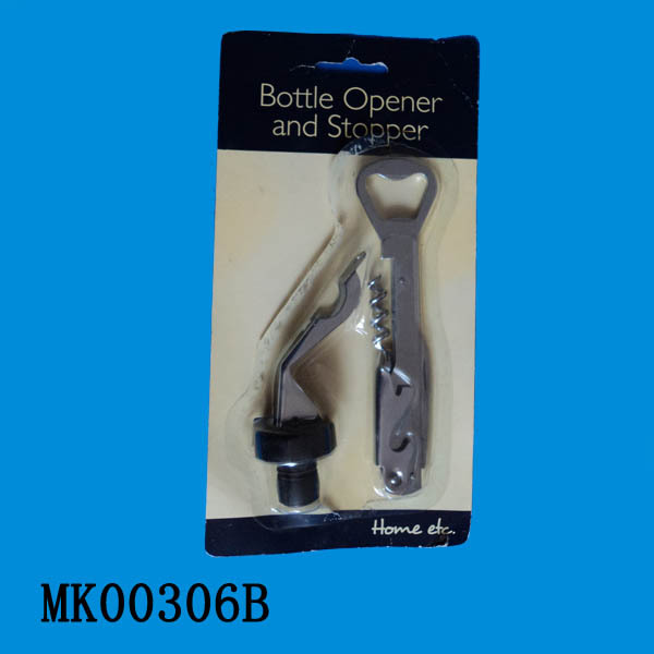 BOTTLE OPENER and WINE STOPPER