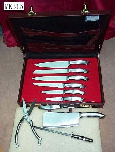 10PCS SS KNIFE SET style 2
