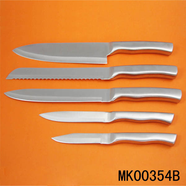 5PCS SS KNIFE SET style 2