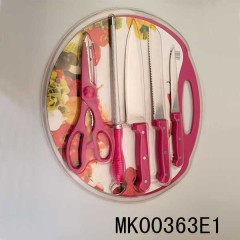 6PCS KNIFE and SCISSOR SET