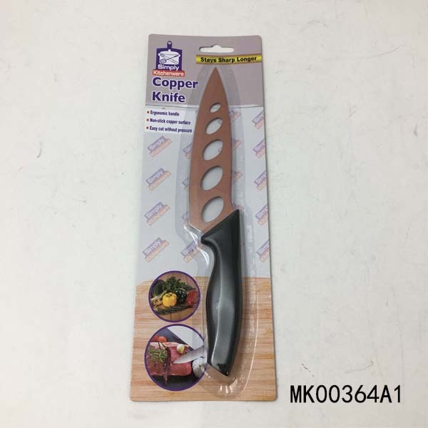 PP Handle NON STICK COATING COPPER KNIFE