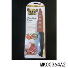 TPR Handle NON STICK COPPER CHEF KNIFE style 2