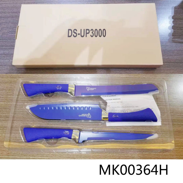 3PCS NON STICK COATING KNIFE in BOX