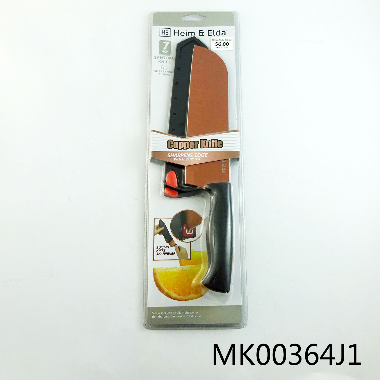 7in SANTOKU KNIFE with SELF SHARPENING SLEEVE