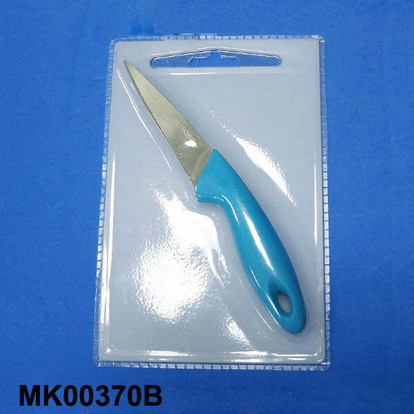 2PCS KNIFEPLASTIC BORAD with FRUIT KNIFE