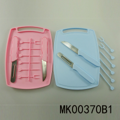 9PCS PLASTIC CUTTING BOARD