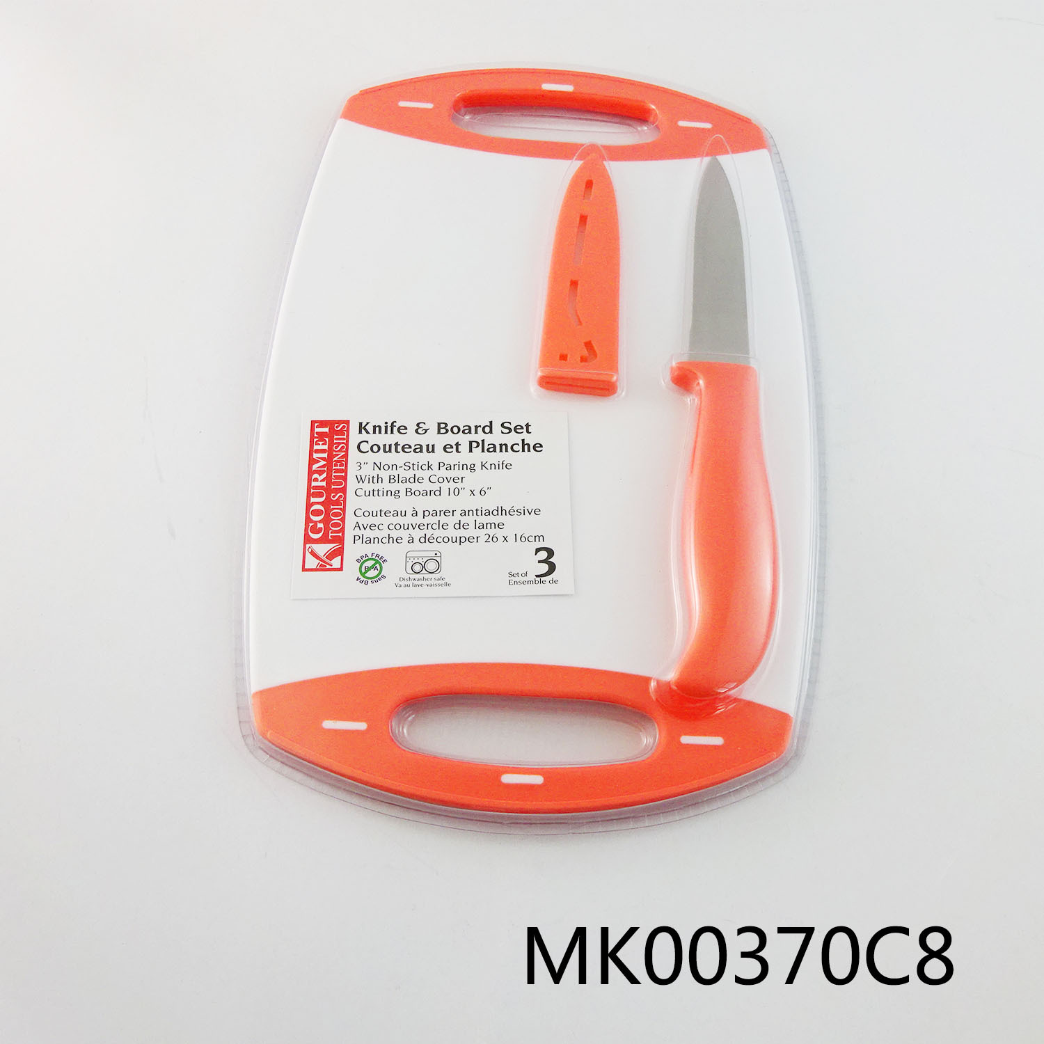 3.5in COARTING FRUIT KNIFE with CUTTER BOARD