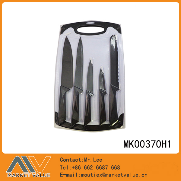 SET of 5PCS NO STICK KITCHEN KNIFE