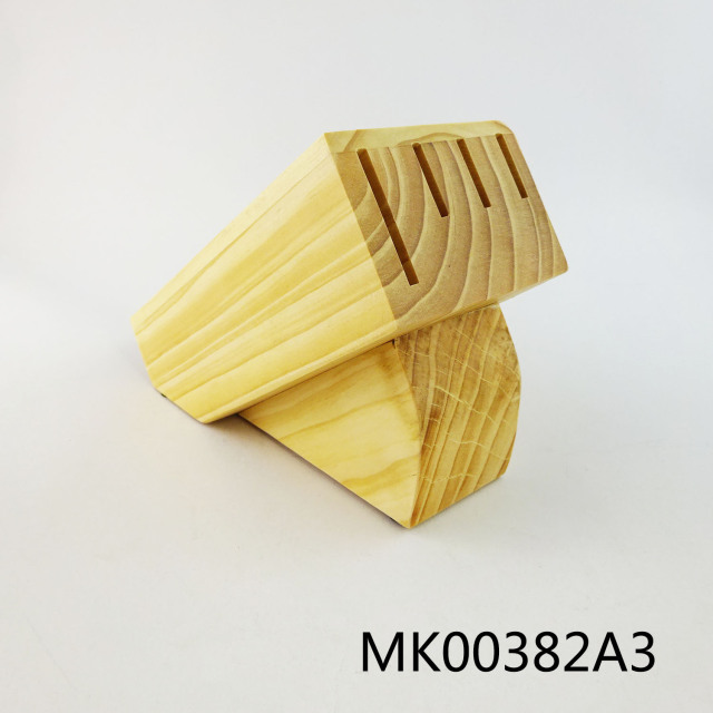 4PCS KNIFE BLOCK PINE WOODEN