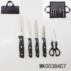 5PCS SS KITCHEN KNIFE and NYLON BAG