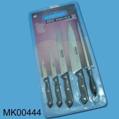 6PC KNIFE SET ON BLISTER