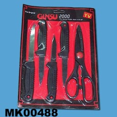 4PCS KNIFE with SCISSORS