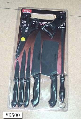9PCS CUTTING BOARD KNIFE SET
