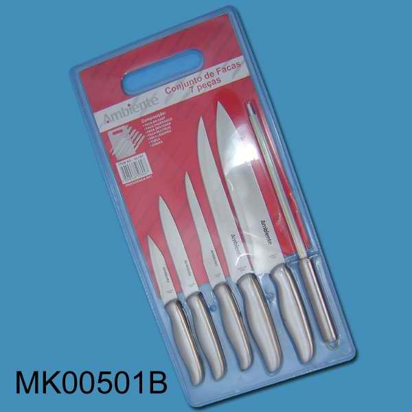 7PCS SS KNIFE SET STELL Handle