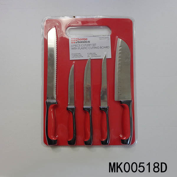 6PCS KNIFE and CUTTING BOARD