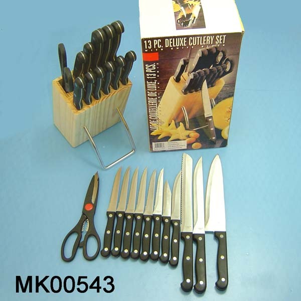 13PCS KNIFE SET BAKELITE Handle in BOX