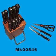 13PCS WOODEN BLOCK KNIFE SET