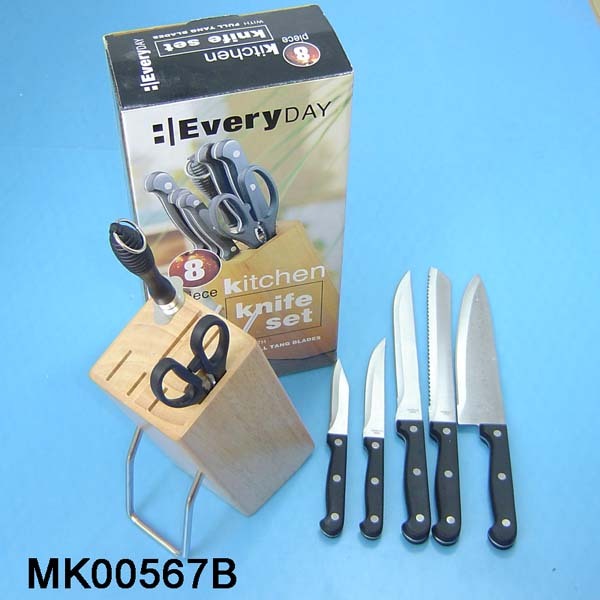 8PCS KNIFE SET BAKELITE Handle in CB