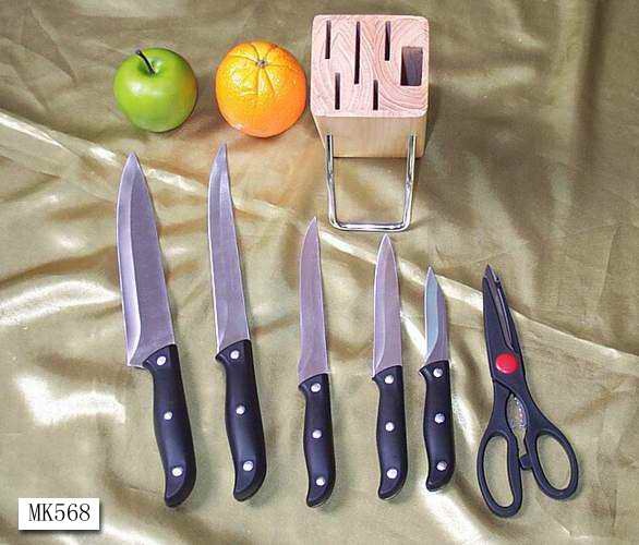 7PCS KITCHEN KNIFE SET in CB