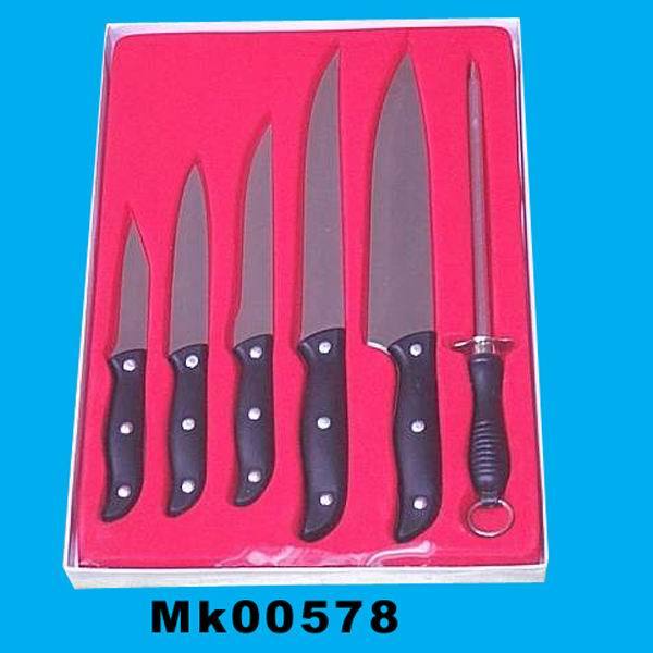 6PCS KNIFE SET in Window Box