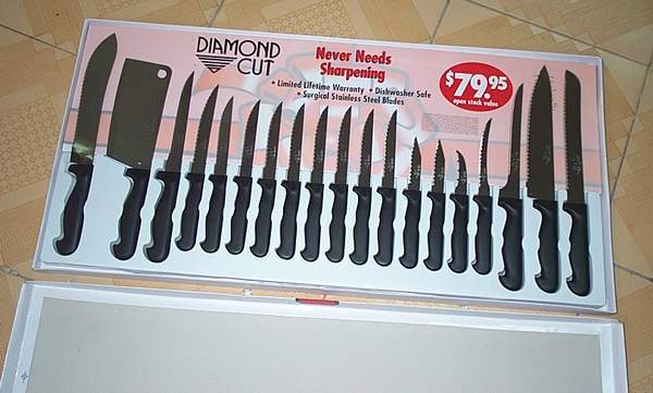 19PCS KNIVES SET in CB
