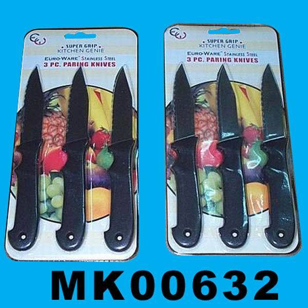 3 PARING KNIVES