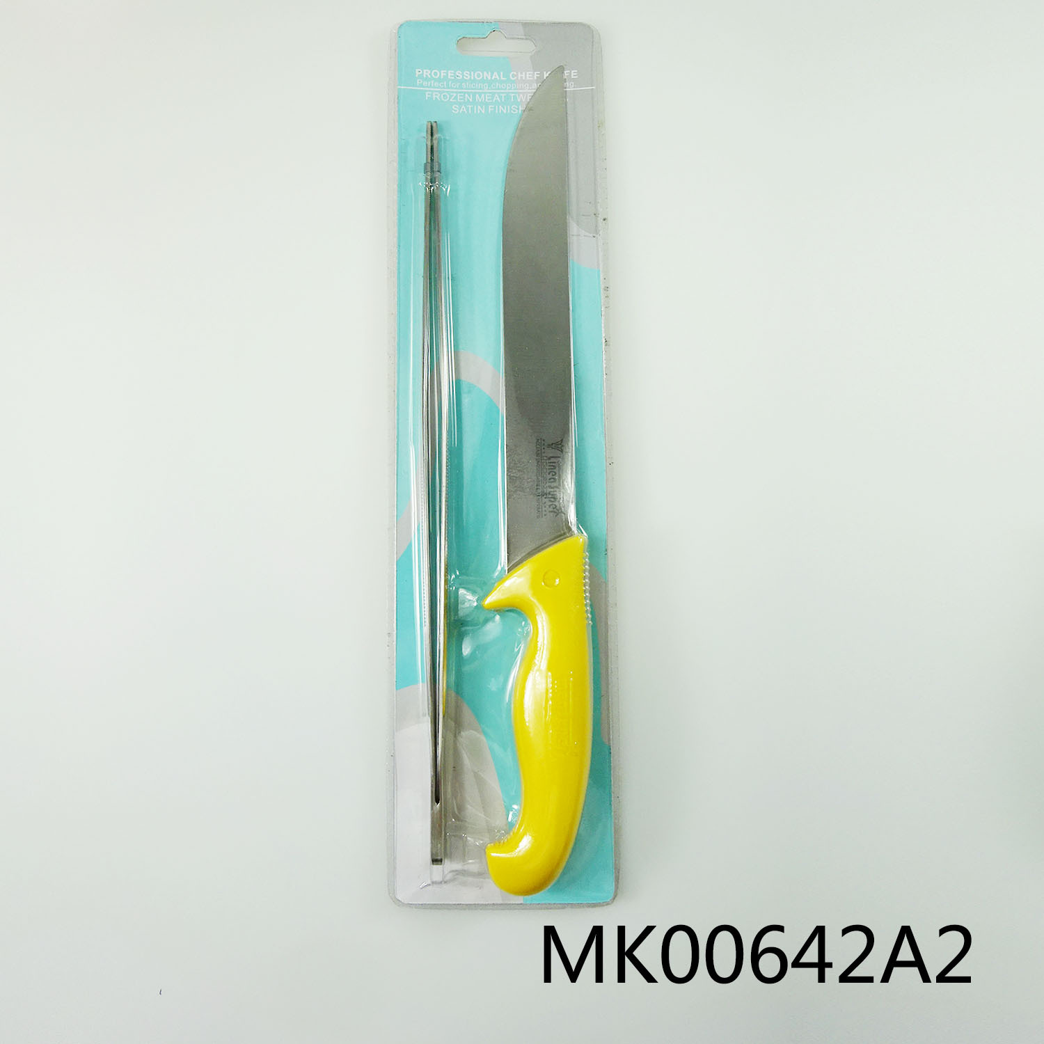 8.5in CHEF KNIFE with FROZEN MEAT TWEEZER