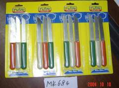 12PCS STEAK KNIFE SET3PC EACH CUTTING LINE