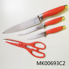 SS 4 PCS KNIVES SETS3PCS KNIVES with SCISSORS